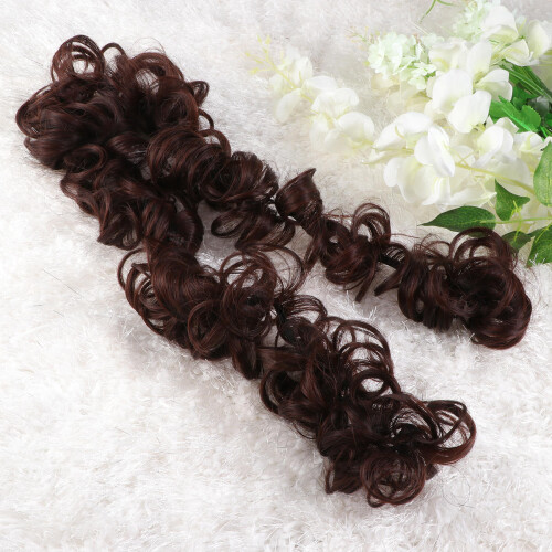 Hair Bun Extensions Lockige Donut Chignon Für 1