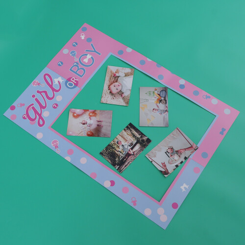 Junge Oder Papier Foto Für Geburtstagsparty Geschenk 2