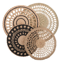 8 Handgefertigte Seegras Wandkörbe Boho Für Wohnzimmer