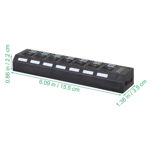 Usb Hub 7 Anschlüsse Für Laptop Computer Mit Us 1