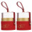 2St Elegante Cylinder Candy Box Rood Voor Feest En Bruiloft 6