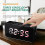 1 Set Creatieve Led Wekker Multifunctionele Wekker 8