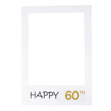 Happy 60. Diy Papierrahmen Accessoires