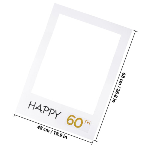 Happy 60. Diy Papierrahmen Accessoires 2