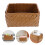 Multipurpose Plastic Woven Basket for Home Desktop Sundries 3