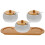 1Set Ceramic Condiment Containers White Kitchen Seasoning Jars 1