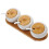 1Set Ceramic Condiment Containers White Kitchen Seasoning Jars 8