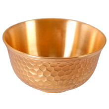 3Stück Hämmerung Gold Schale – Runde Metall Dessertschale Obstteller