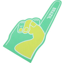 2Stk Number One Finger Teamfarbe Hand Für Sport