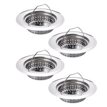 4Stück Ablaufsieb Für Küchen-Spülbecken, Haarfilter, Anti-Verstopfung