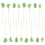 100 Unidades Brochetas Descartables Cactus Para 1