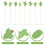 100 Unidades Brochetas Descartables Cactus Para 7