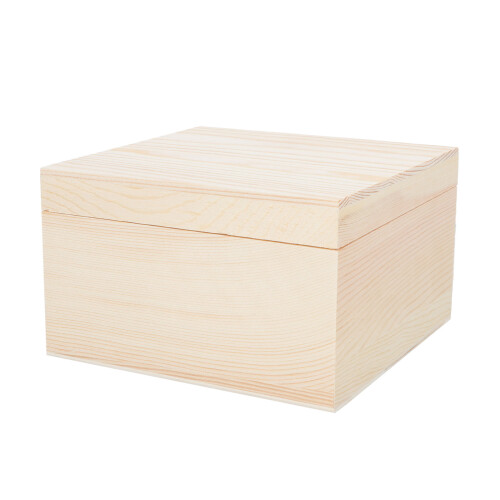 1Boîte Bois Beige Pour Rangement Délicat Bijoux