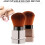 Retractable Nail Dust Brush Dome Blush Foundation Piękności 8