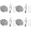 4 Sets Schneckenplatte Mit Gabel Und Klemme 6