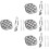 4 Sets Schneckenplatte Mit Gabel Und Klemme 7