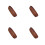 4Stk Bootförmige Essensplatte Holz Oval Für Snack 4