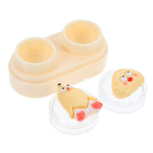 Cute Cartoon Contactlenshouder Met Pincet En Applicator