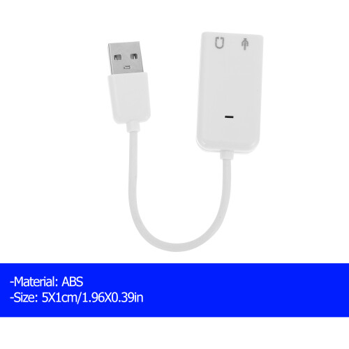 2 Laptop USB Externe Audio Adapter 1