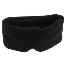 Black Cotton Sleep Mask Comfortable Eye Cover for Sleeping