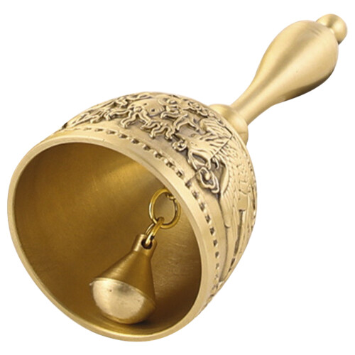 2 pcs table bell set for restaurant bar service and christmas decor
