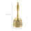 2 pcs table bell set for restaurant bar service and christmas decor 10