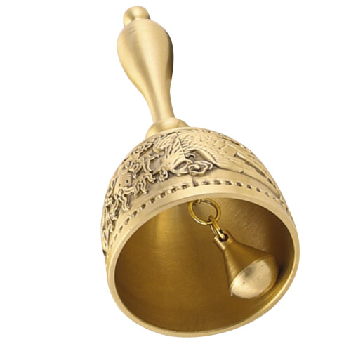 2 pcs table bell set for restaurant bar service and christmas decor 2