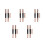 10 Stuks Lippenborstel: Silicone Applicator Met Dopje 6