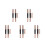 10 Stuks Lippenborstel: Silicone Applicator Met Dopje 10