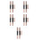 10 Stuks Lippenborstel: Silicone Applicator Met Dopje 8