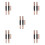 10 Stuks Lippenborstel: Silicone Applicator Met Dopje 7