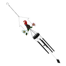Outdoor Windspiele Mit Solarleuchten Papagei Für Garten Und Terrasse