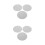 6 Espresso Puck Screen Aus Wiederverwendbarem 8