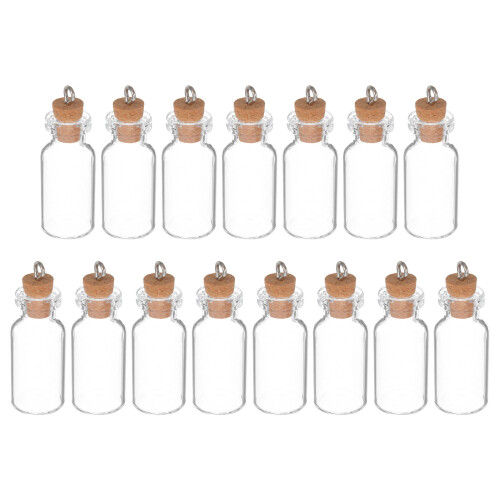 60 Mini Glasflaschen Mit Korkverschluss 3 Ml Für Diy 2