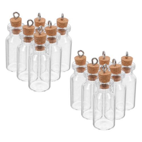 60 Mini Glasflaschen Mit Korkverschluss 3 Ml Für Diy 1