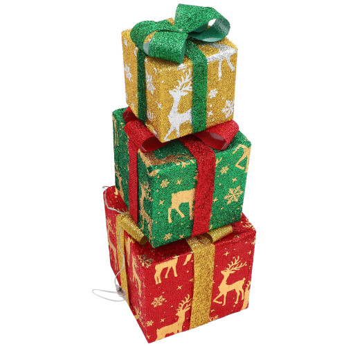 2 Sets Weihnachtslichter Boxen Beleuchtete 2