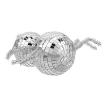 4Stück Spiegeloberfläche Spinnen Mit Glitzerbeinen Für Halloween