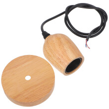 Retro Holz Pendelleuchte E27 Für Theke Esszimmer Hängelampe Set