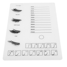 5Stk Acryl Übungsplatte Für Wimpernverlängerungen Wimpernhalter