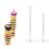 4Stk Runder Sockel Donut Displayständer Transparent 5