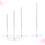 4Stk Runder Sockel Donut Displayständer Transparent 10