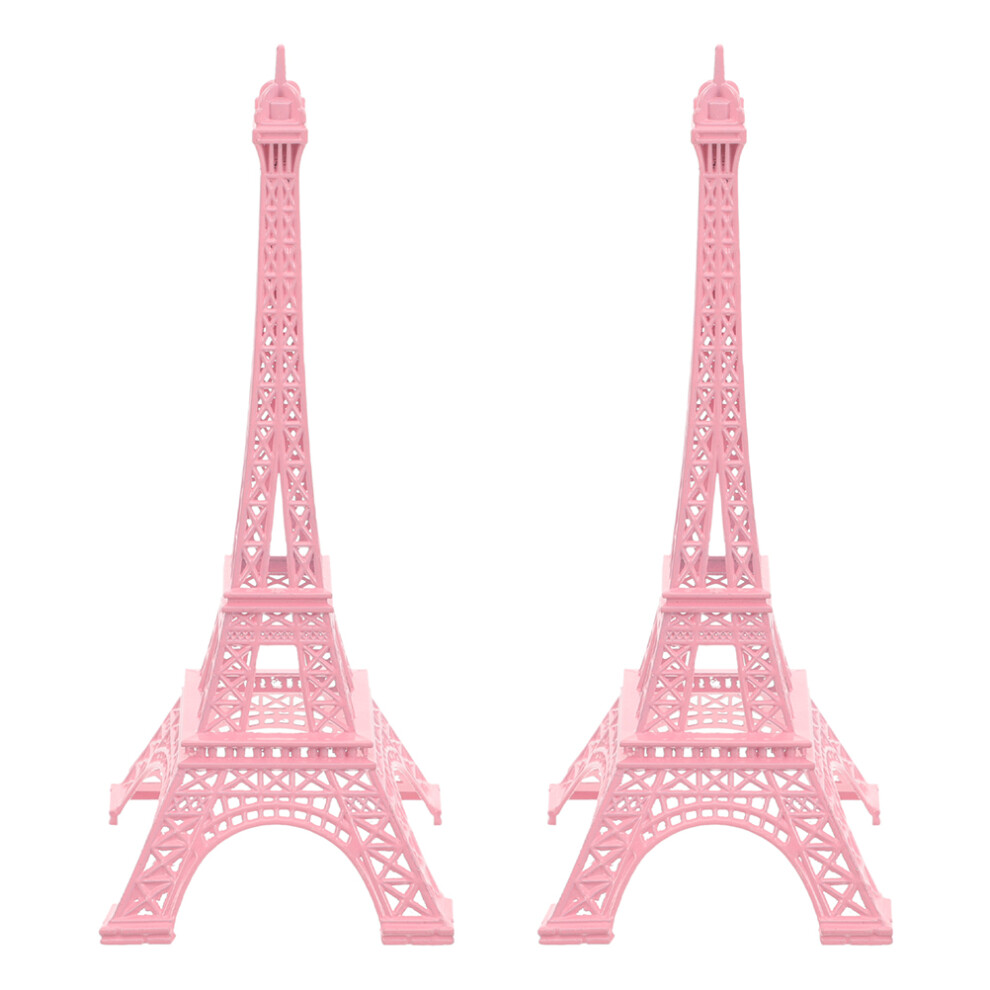 6 Sztuk Figurki WieżY Eiffla Metalowe BudynkóW Do Domu Biura-image