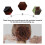 2 Unidades Peinetas Rollo Flor Extensión Caballo Roja 8