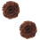 2 Unidades Peinetas Rollo Flor Extensión Caballo Roja 4