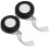 2Rollen Premium Zwarte Organza Polyester Voor DIY & Geschenk 3