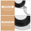 2Rollen Premium Zwarte Organza Polyester Voor DIY & Geschenk 9