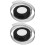 2Rollen Premium Zwarte Organza Polyester Voor DIY & Geschenk 5
