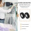 2Rollen Premium Zwarte Organza Polyester Voor DIY & Geschenk 11