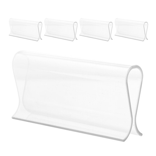 15 Pcs Roller Shade Pulls - Clear Plastic Hem Grip For Cordless Blinds 2