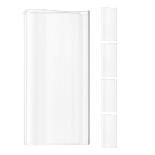 15 Pcs Roller Shade Pulls - Clear Plastic Hem Grip For Cordless Blinds 1